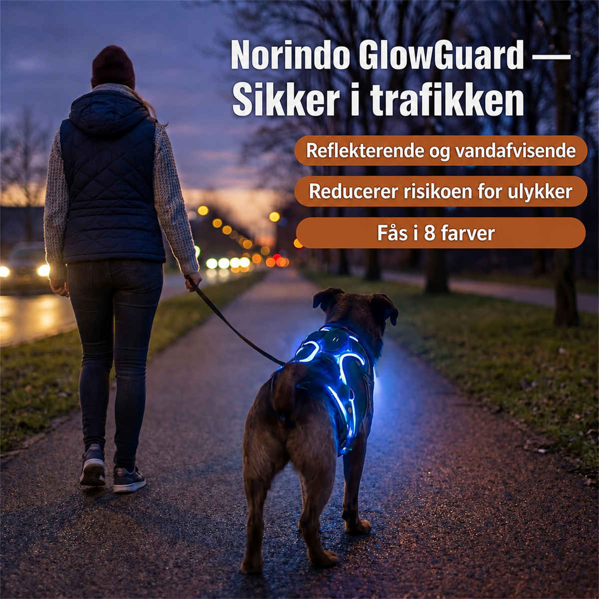 Norindo GlowGuard — Sikkert synlig i mørket