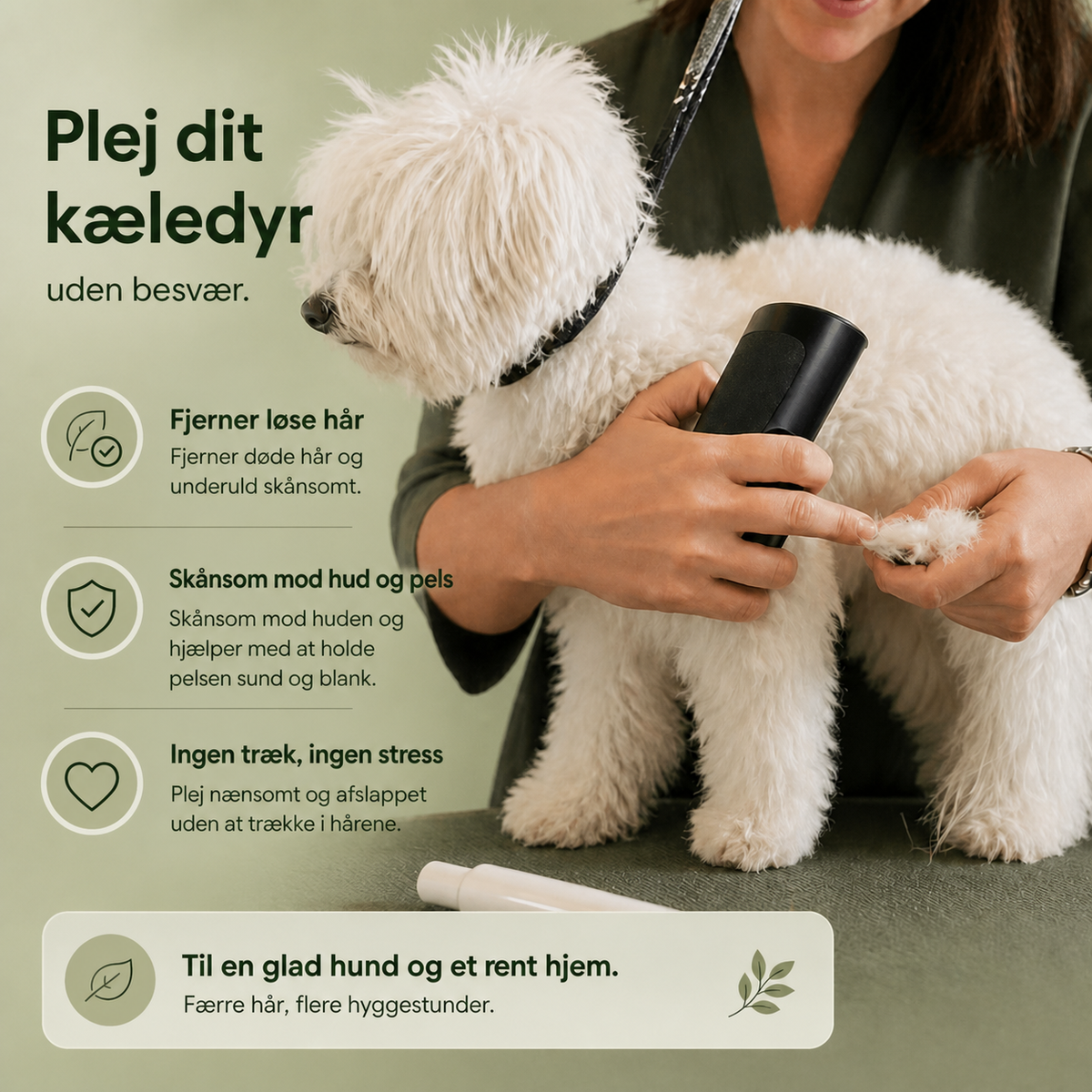 Norindo BrushBuddy - Hundebørste til pelspleje
