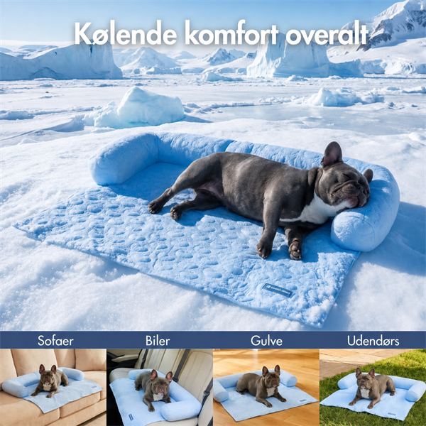 Norindo CoolCushion - Kølende hundemåtte med støtte til varme dage