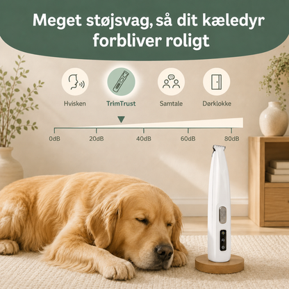 Norindo TrimTrust - Sikker, støjsvag trimmer med LED-lys
