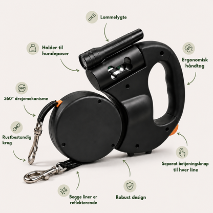 Norindo CordControl - To Hunde, Nul Knuder