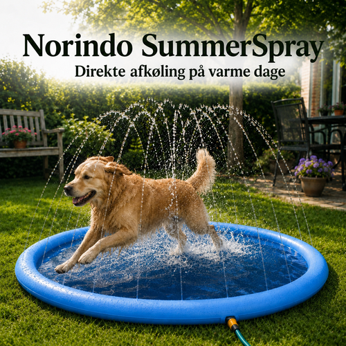 Norindo SummerSpray - Kølende vandlegemåtte med sprinklere
