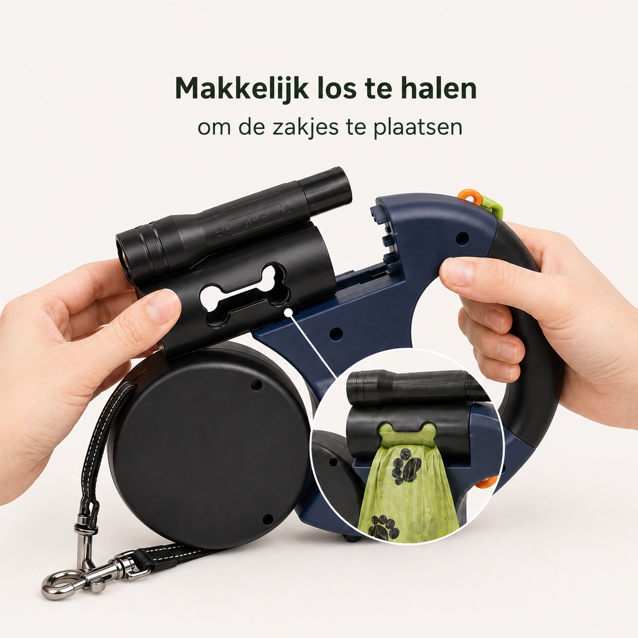Norindo CordControl - To Hunde, Nul Knuder