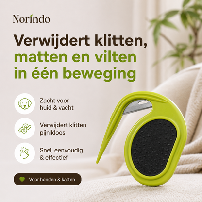 Norindo FurFighter - Fjerner filtknuder i én bevægelse