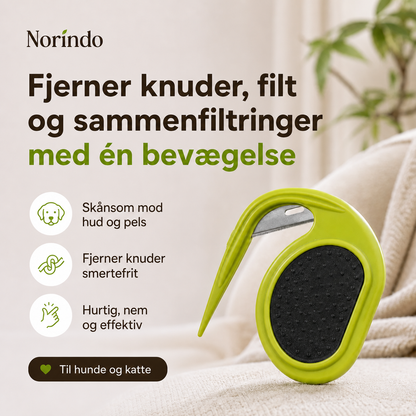 Norindo FurFighter - Fjerner filtknuder i én bevægelse