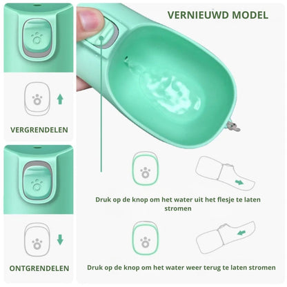 Norindo BuddyBottle – Luksus hundeflaske til på farten
