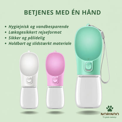 Norindo BuddyBottle – Luksus hundeflaske til på farten