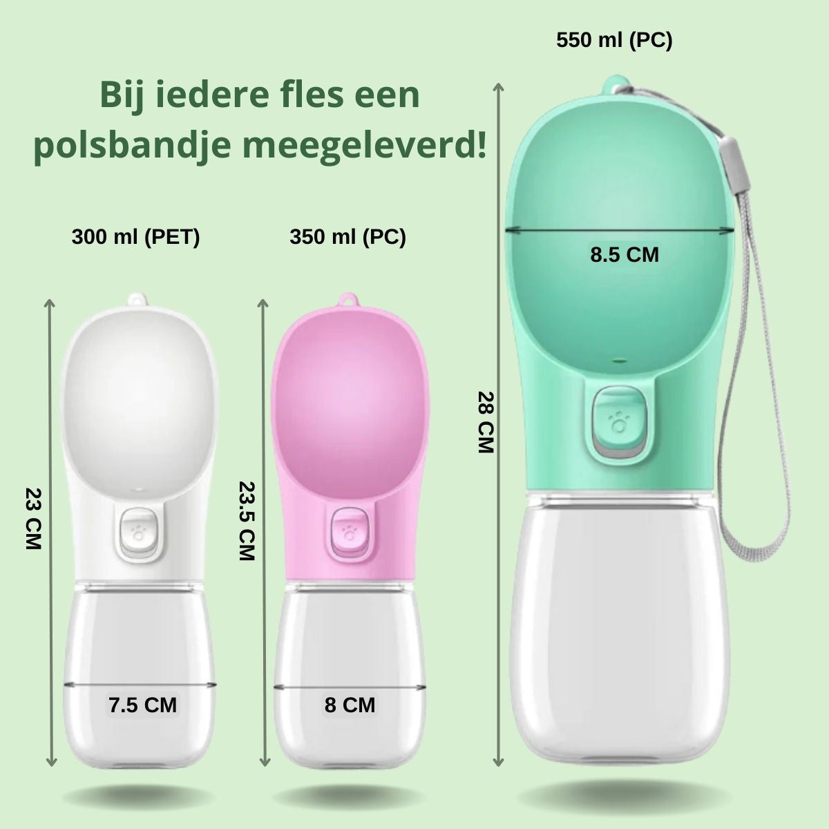 Norindo BuddyBottle – Luksus hundeflaske til på farten