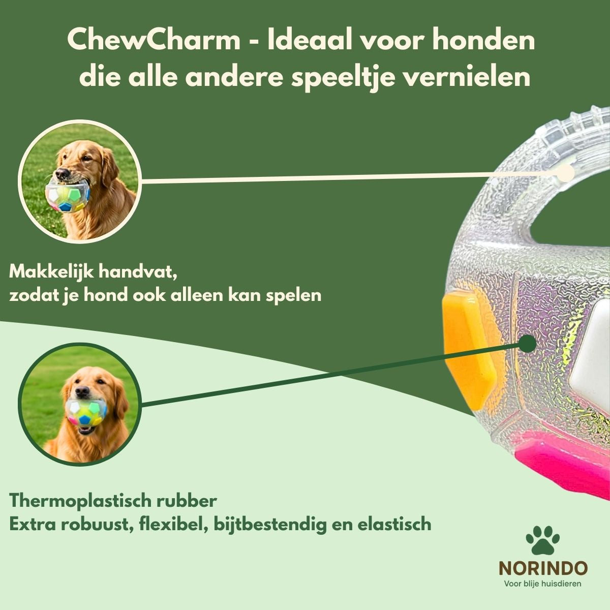 Norindo ChewCharm – Ro gennem naturlig tyggeadfærd
