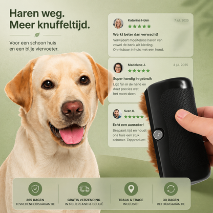 Norindo BrushBuddy - Hundebørste til pelspleje
