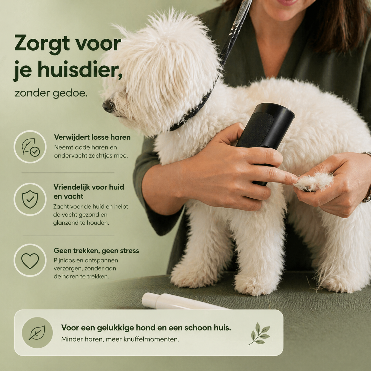 Norindo BrushBuddy - Hundebørste til pelspleje