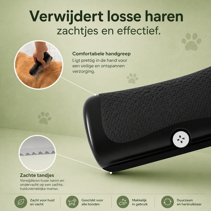 Norindo BrushBuddy - Hundebørste til pelspleje