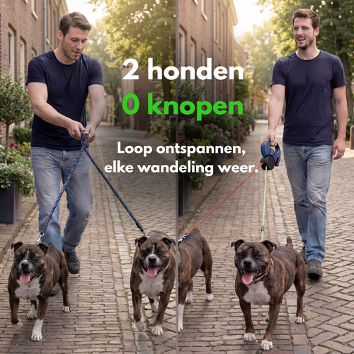 Norindo CordControl - To Hunde, Nul Knuder