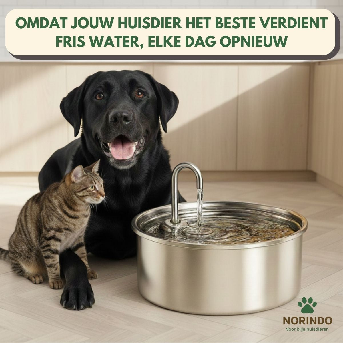 Norindo ForestFlow – Frisk rindende vand til glade firbenede venner