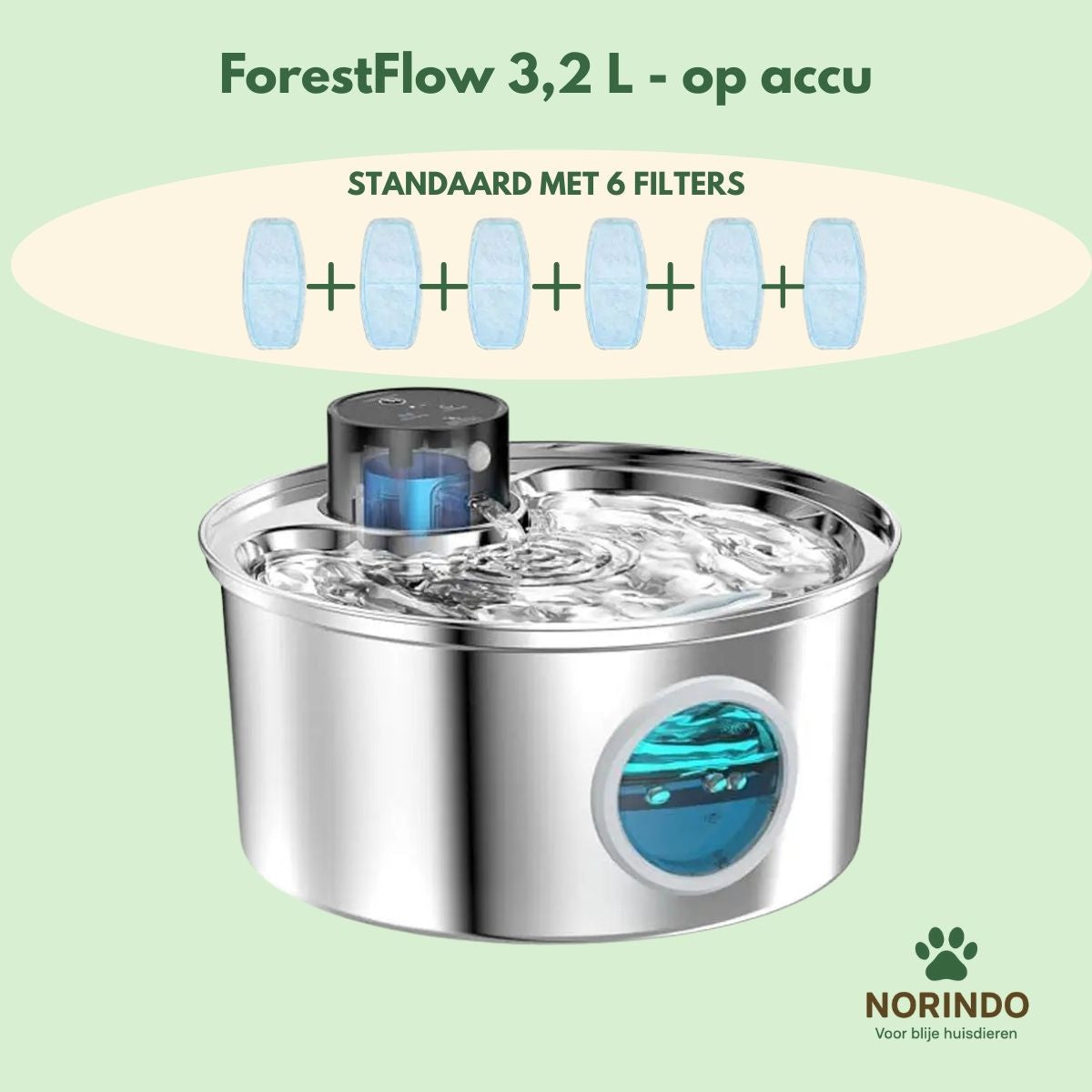 Norindo ForestFlow – Frisk rindende vand til glade firbenede venner