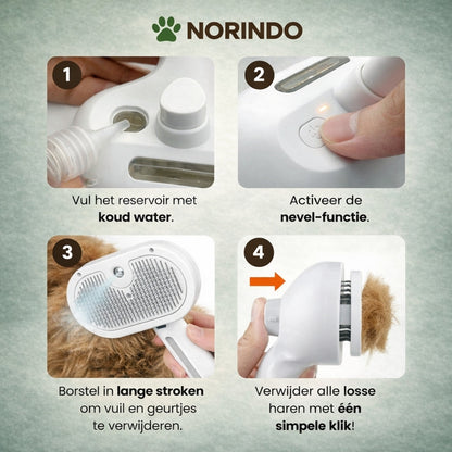 Norindo FurFix – Tågebørste mod løse hår