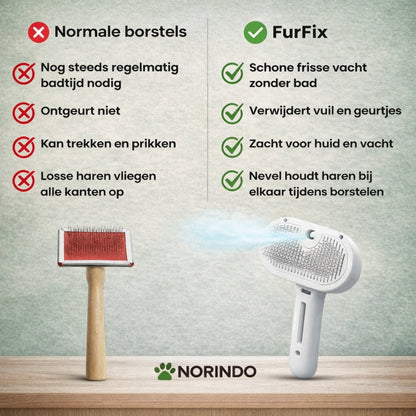 Norindo FurFix – Tågebørste mod løse hår
