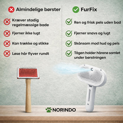 Norindo FurFix – Tågebørste mod løse hår