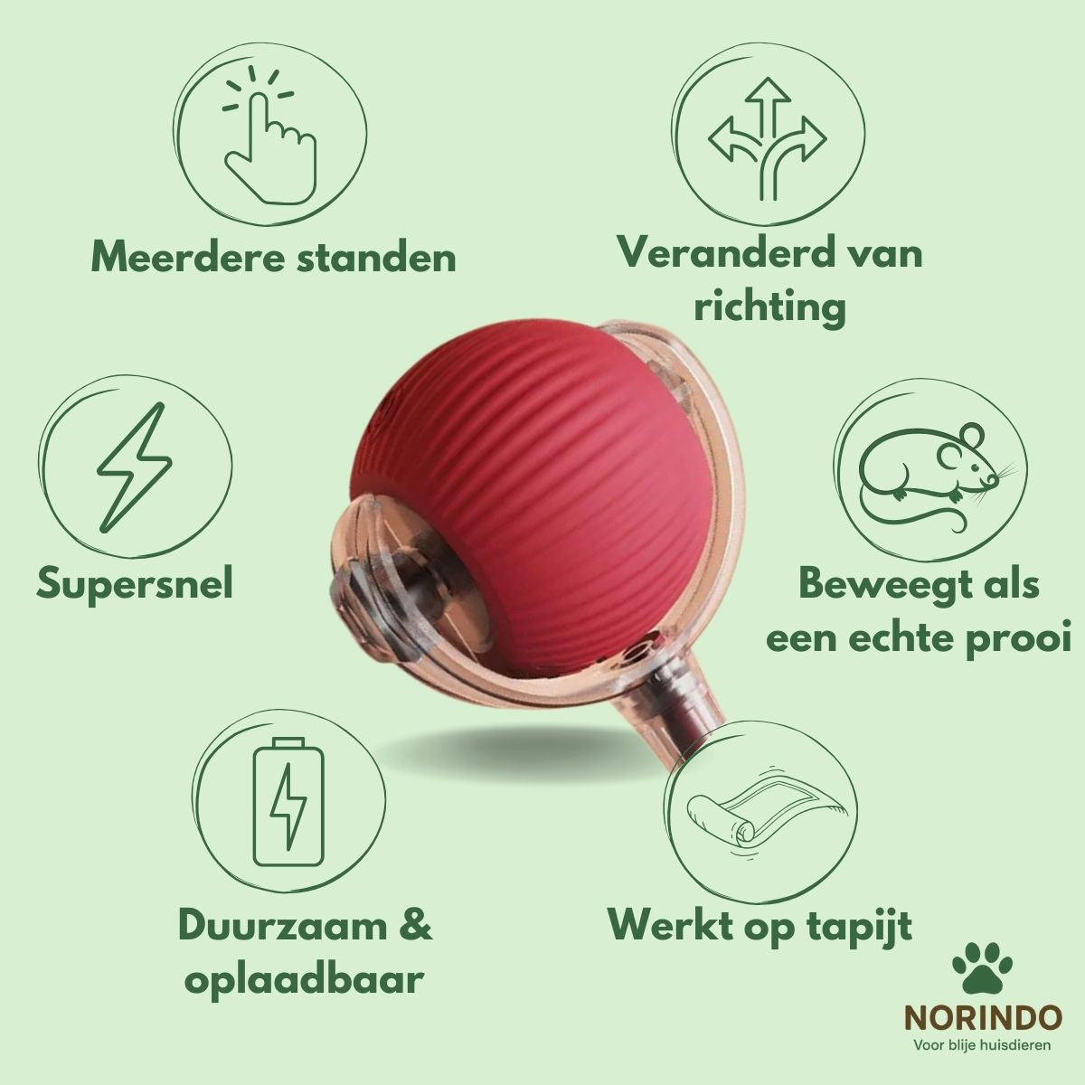 Norindo MovingMouse – Leg, jag og bevæg dig