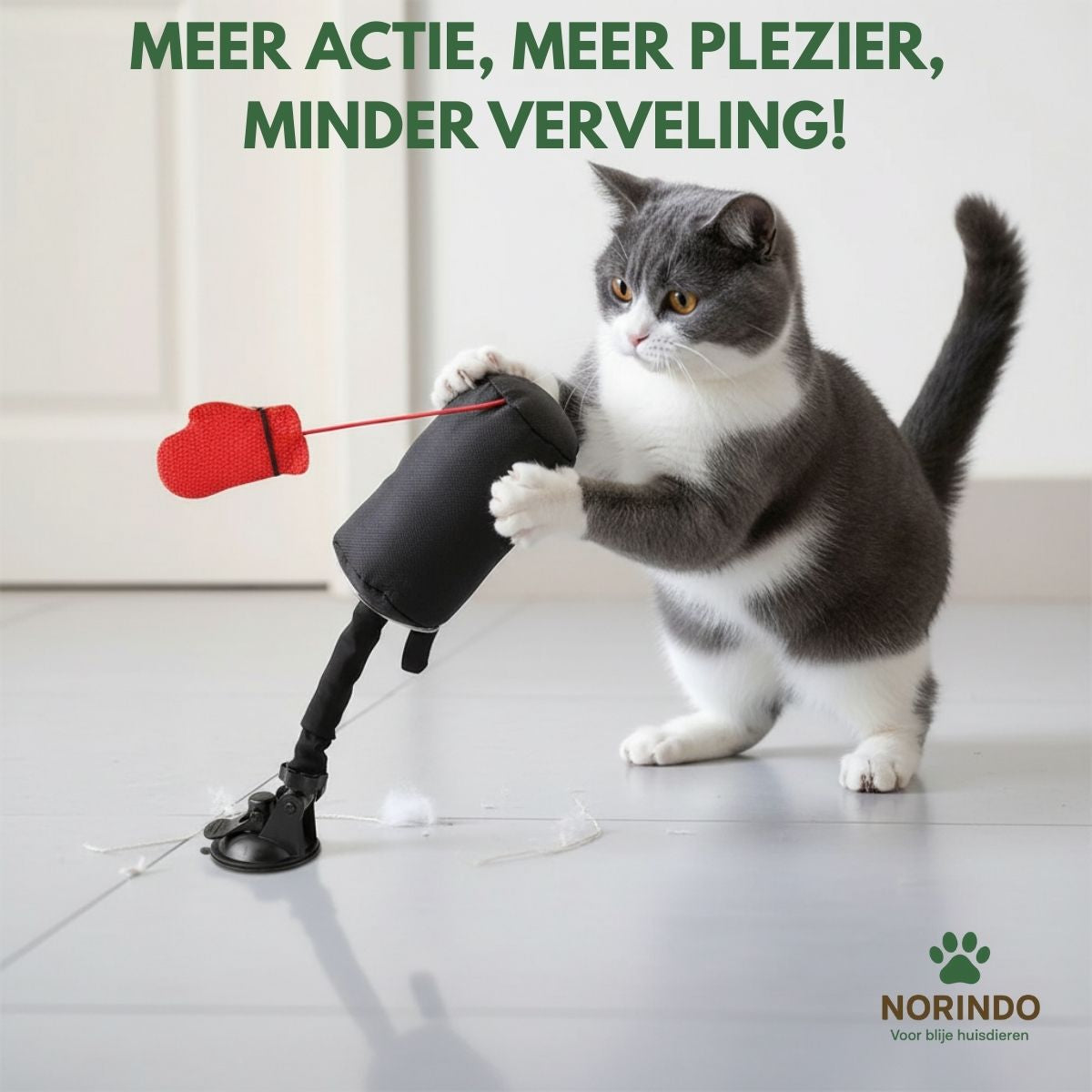 Norindo PunchPole – Holder din kat aktiv & i form