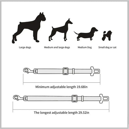 Norindo Justerbar Bilsele til Kat og Hund