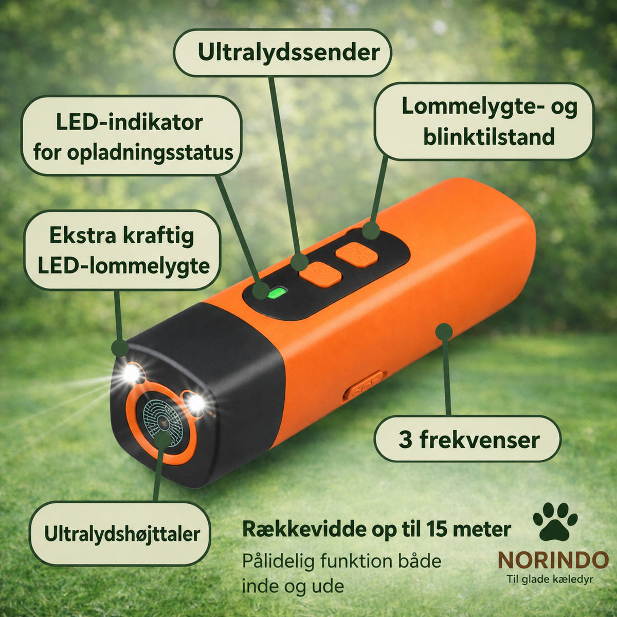 Norindo SilentSnout - Ro med ét tryk på knappen