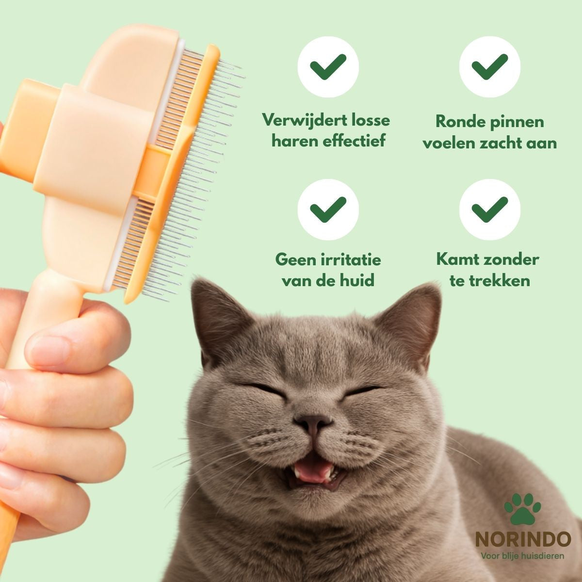 Norindo SilkySwipe – Holder pelsen skinnende og fri for filtknuder