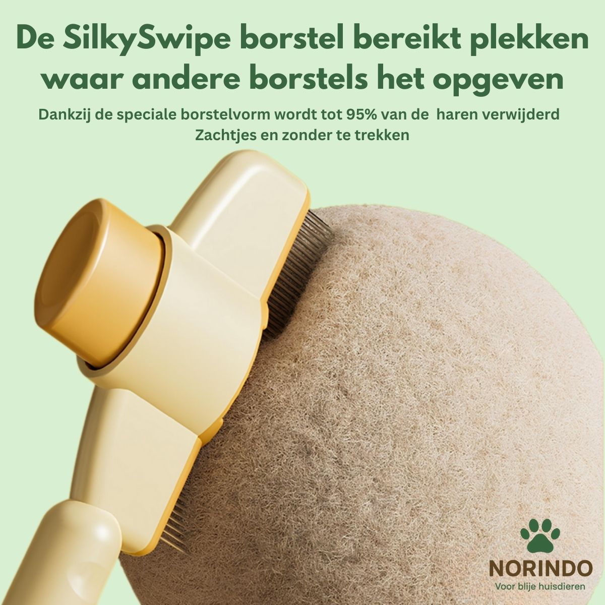 Norindo SilkySwipe – Holder pelsen skinnende og fri for filtknuder