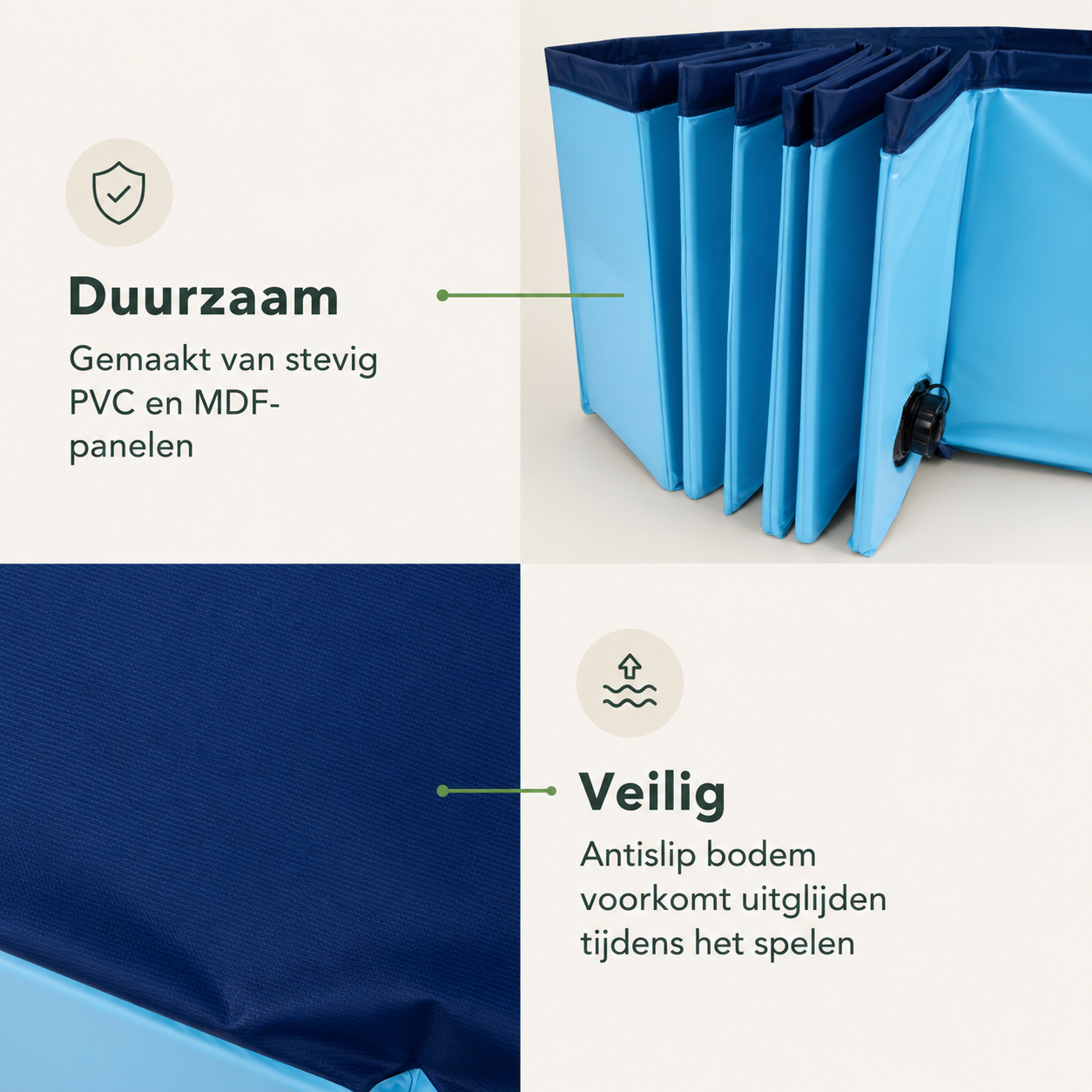 Norindo SummerSplash - Kølende foldbar pool til hunde