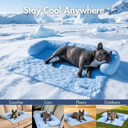 Norindo CoolCushion - Kølende hundemåtte med støtte til varme dage